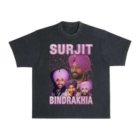Surjit Bindrakhia Vintage T-Shirt Black