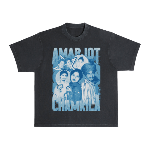 Amarjot Chamkila Vintage T-Shirt Black