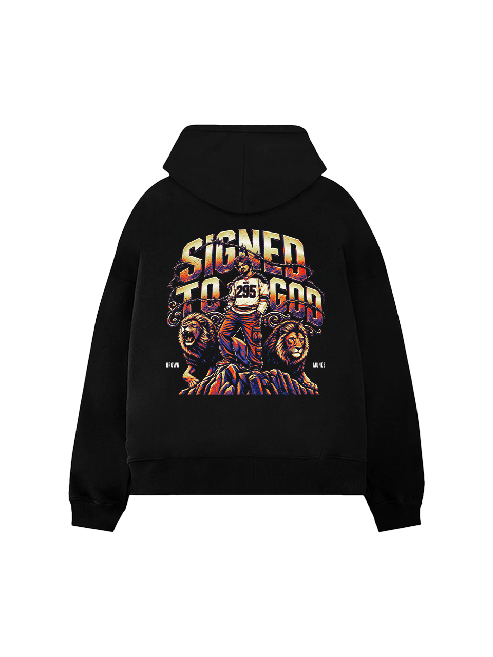 Sidhu Moosewala Signed to God Lions - Hoodie