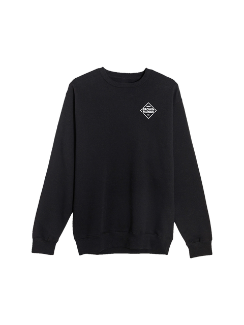 Brown Munde Signature Sweatshirt - Black