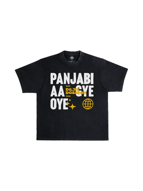 Panjabi Aa Gye Oye T-Shirt Black