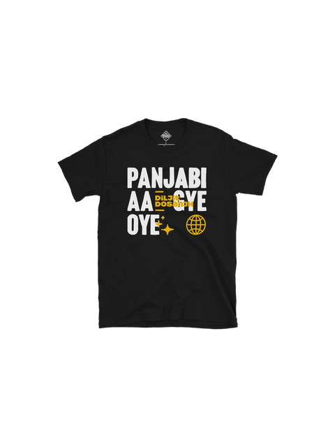 Panjabi Aa Gye Oye T-Shirt Black